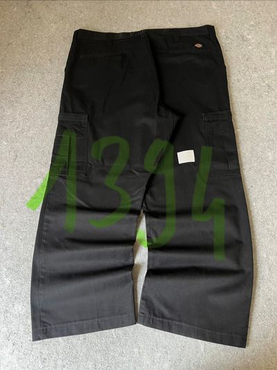 1394 Black Cargo Pants