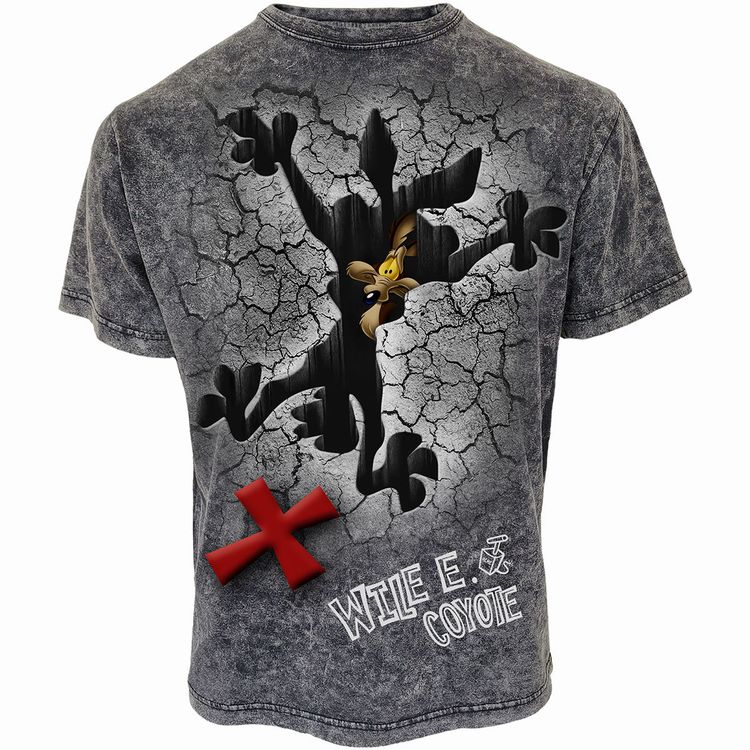 COYOTE - MISSED THE SPOT - Acid Wash T-Shirt image 2