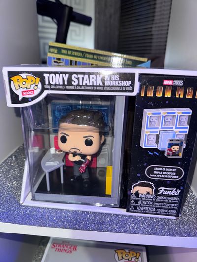 Funko Pop Tony Stark With Workshop Figurine