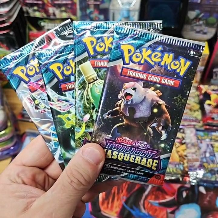 Pokemon 4x pokemon Twilight masquerade booster pack. product image