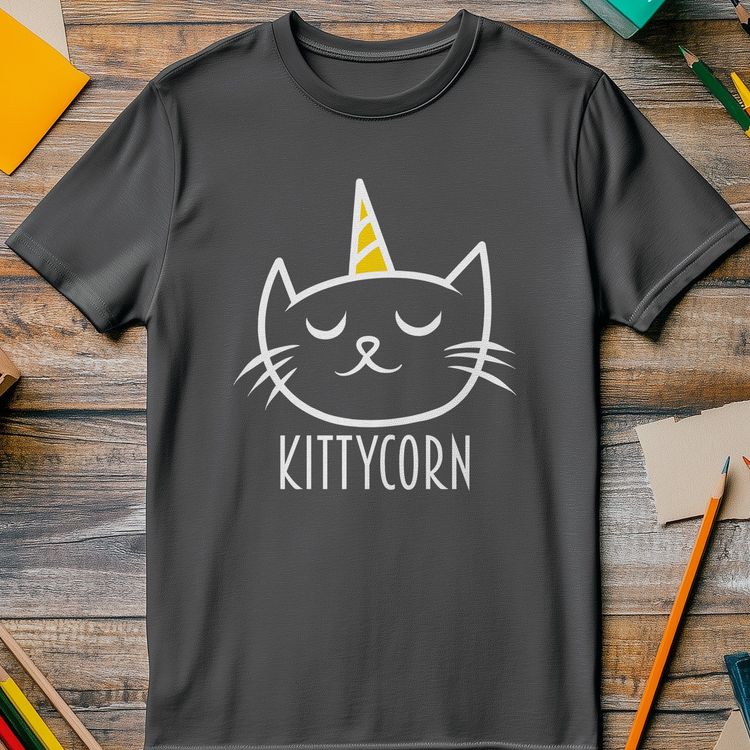 Kittycorn for Black T-shirt - image 3
