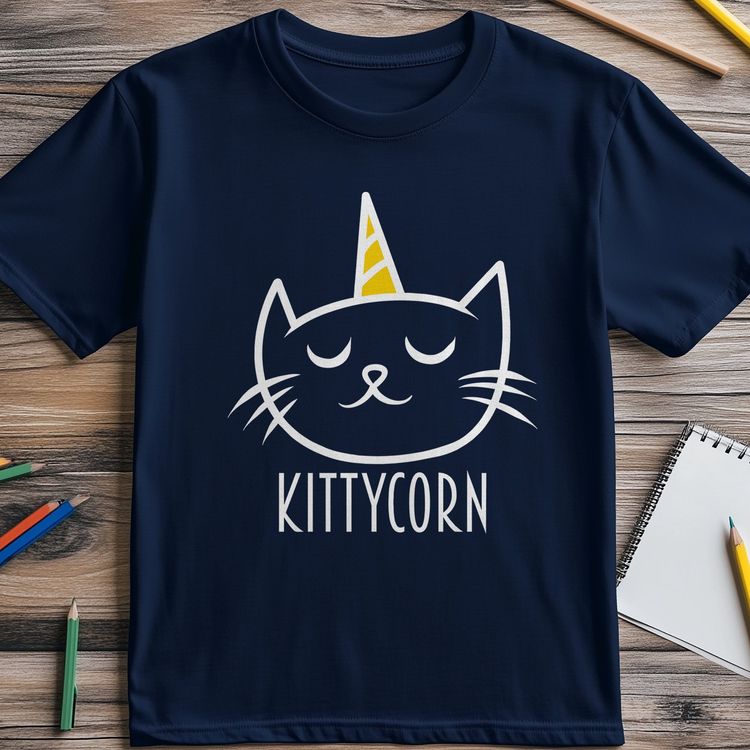 Kittycorn for Black T-shirt - image 8