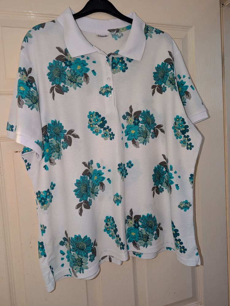 Damart Damart Floral Polo Shirt product image