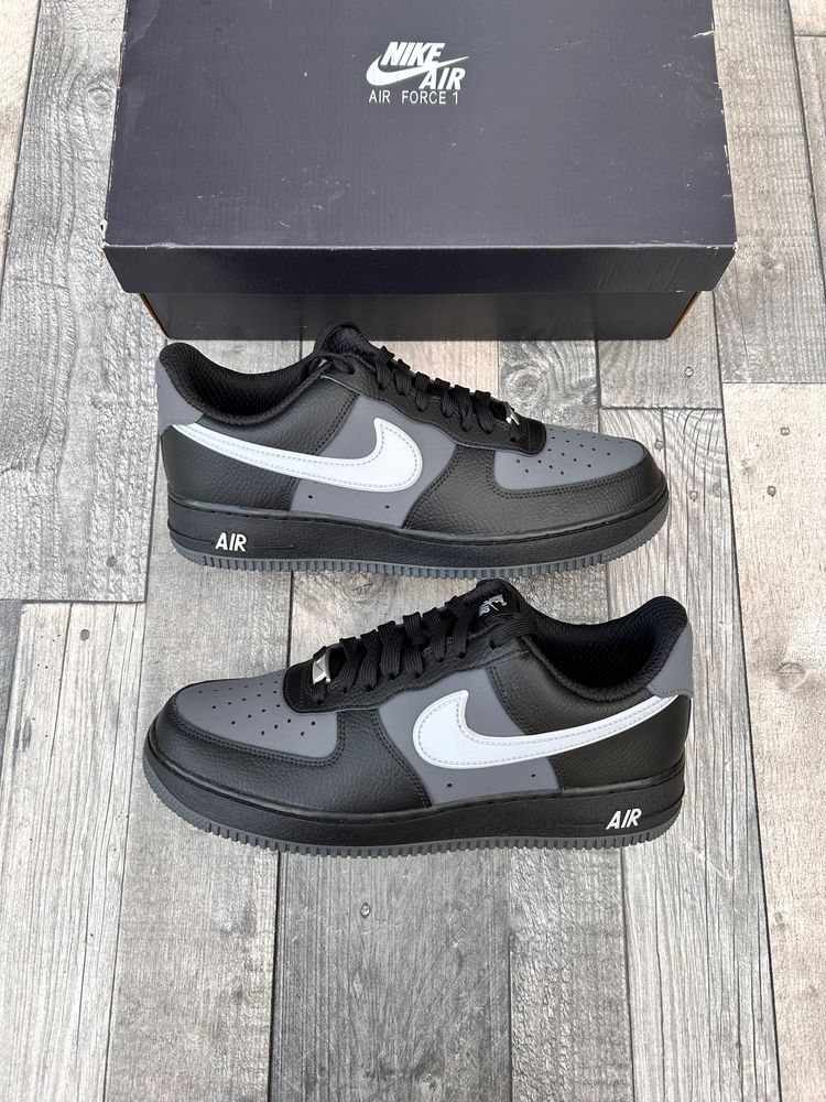 Nike Air Force 1 ‘07 LV8 Trainers ‘Black Cool Grey’ - Size UK 8