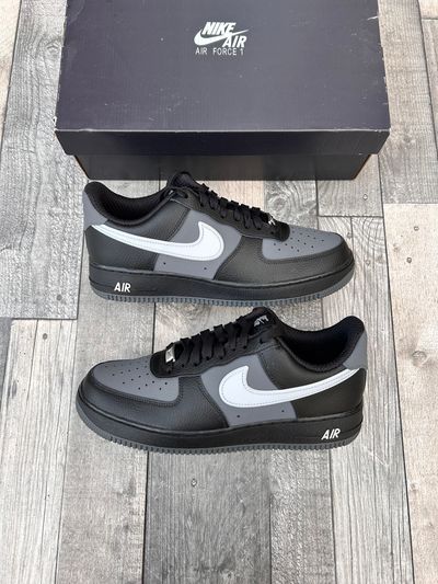 Nike Air Force 1 ‘07 LV8 Trainers ‘Black Cool Grey’ - Size UK 8