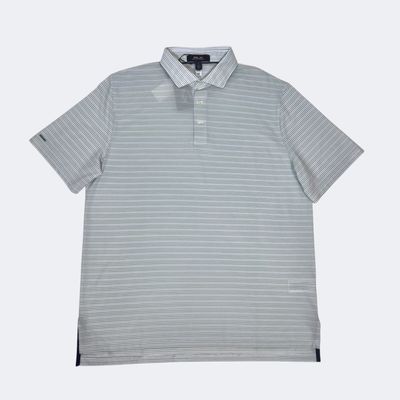 RLX Ralph Lauren Striped Polo Shirt Size Large Green Blue Brand New With Tags