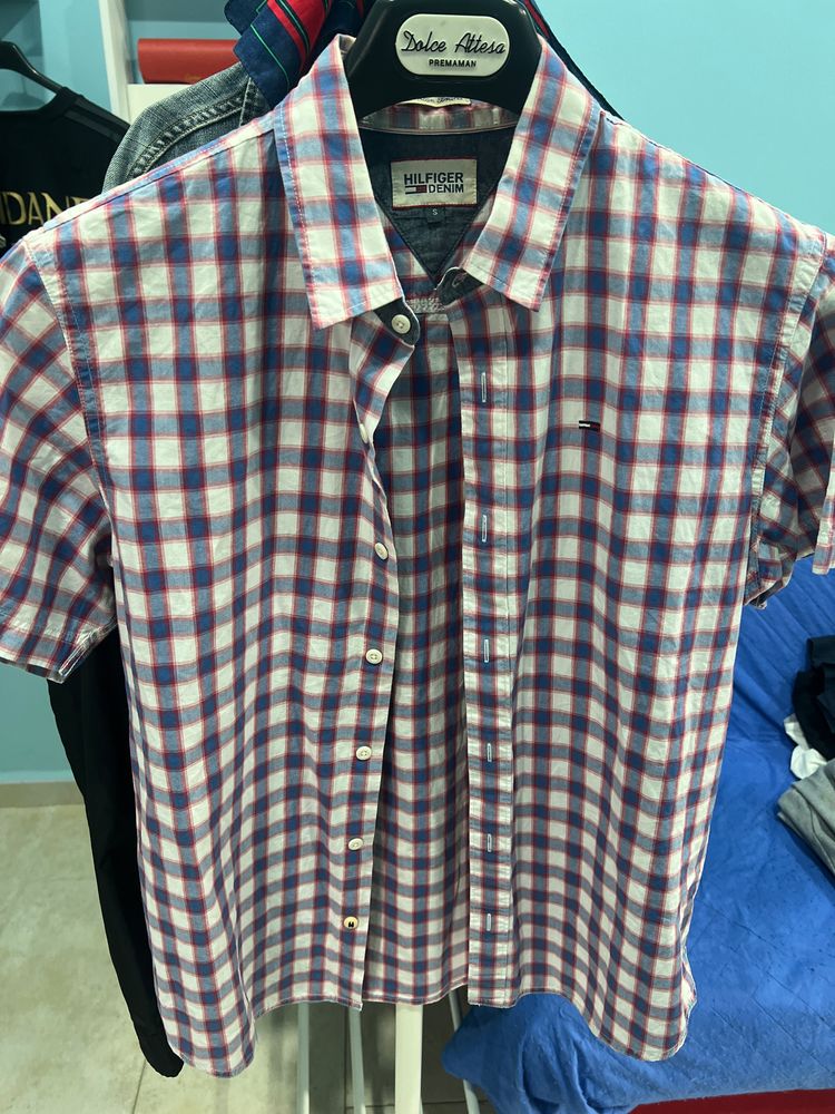 Tommy Hilfiger Short Sleeve Checkered Shirt