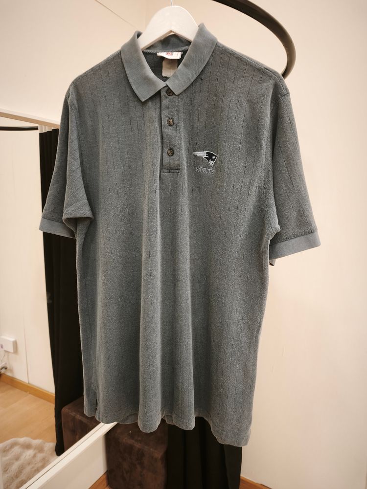 Grey Polo Shirt With Logo