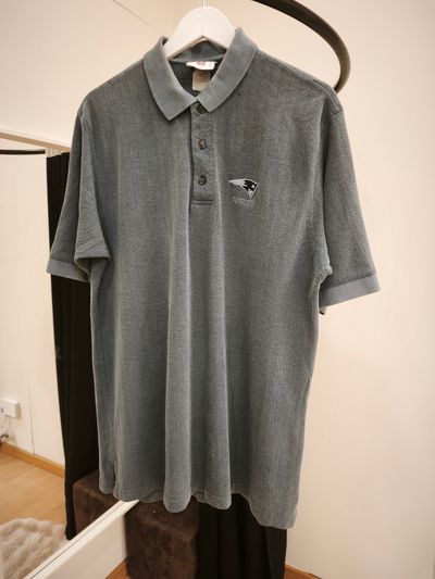 Grey Polo Shirt With Logo