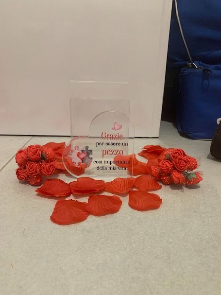 Other Heart-Shaped Acrylic Plaque With Italian Text product image