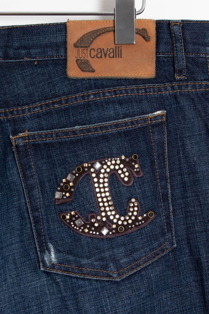 Just Cavalli Straight Leg Denim Jeans (W36 x L30) imagen 5