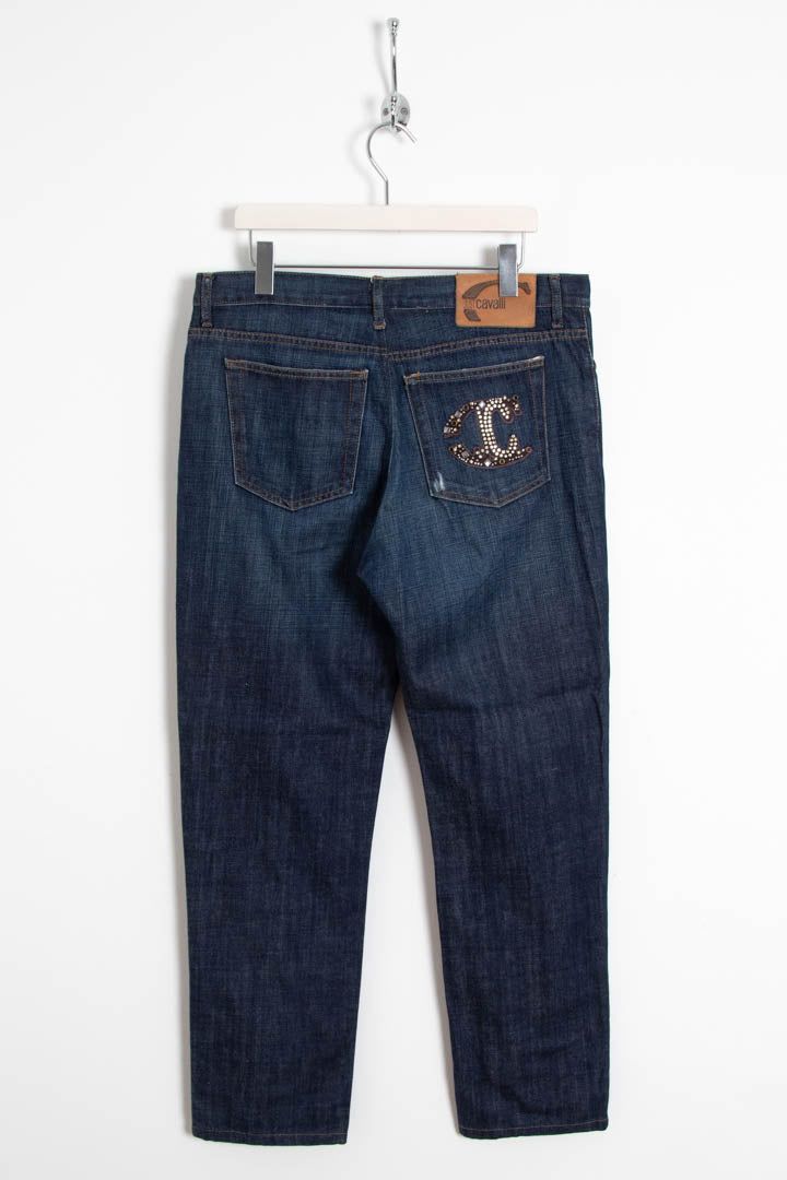 Just Cavalli Straight Leg Denim Jeans (W36 x L30) imagen 7
