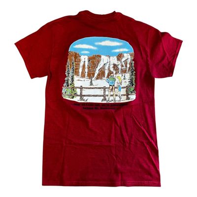 Gildan Red Mount Rushmore Graphic T-Shirt