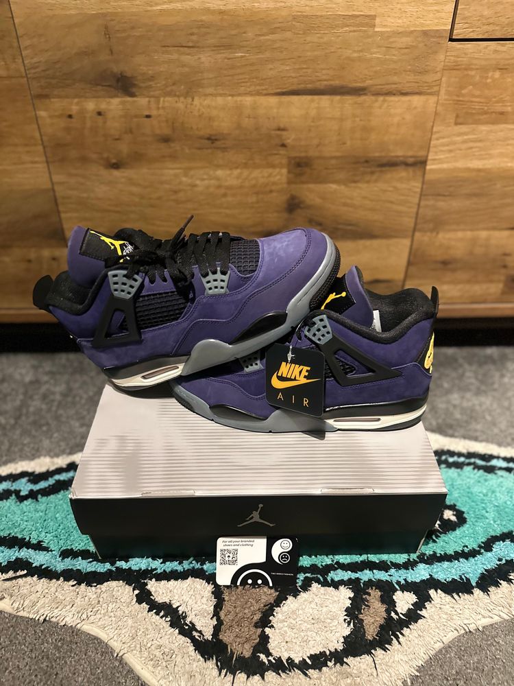 Nike Air Jordan 4 “Lakers” U.K. 9 imagen 2