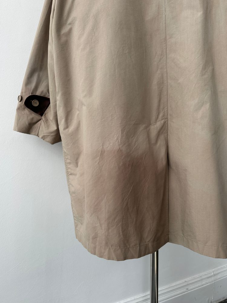 Christian Dior Monsieur 1990s Leather Collar Trench - XXL image 12