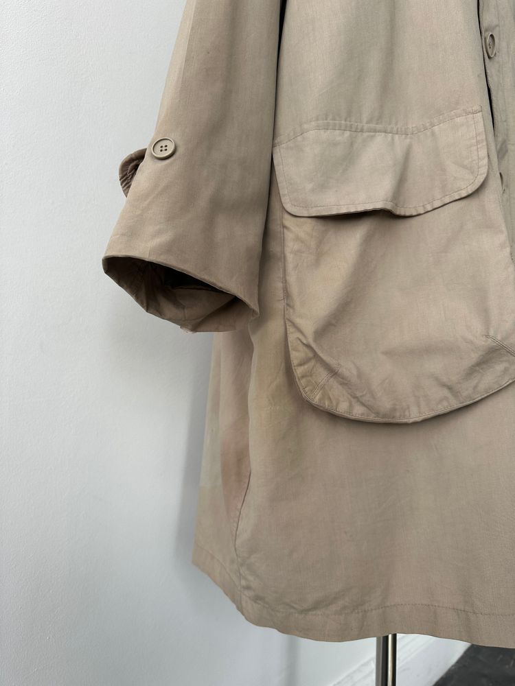 Christian Dior Monsieur 1990s Leather Collar Trench - XXL image 4