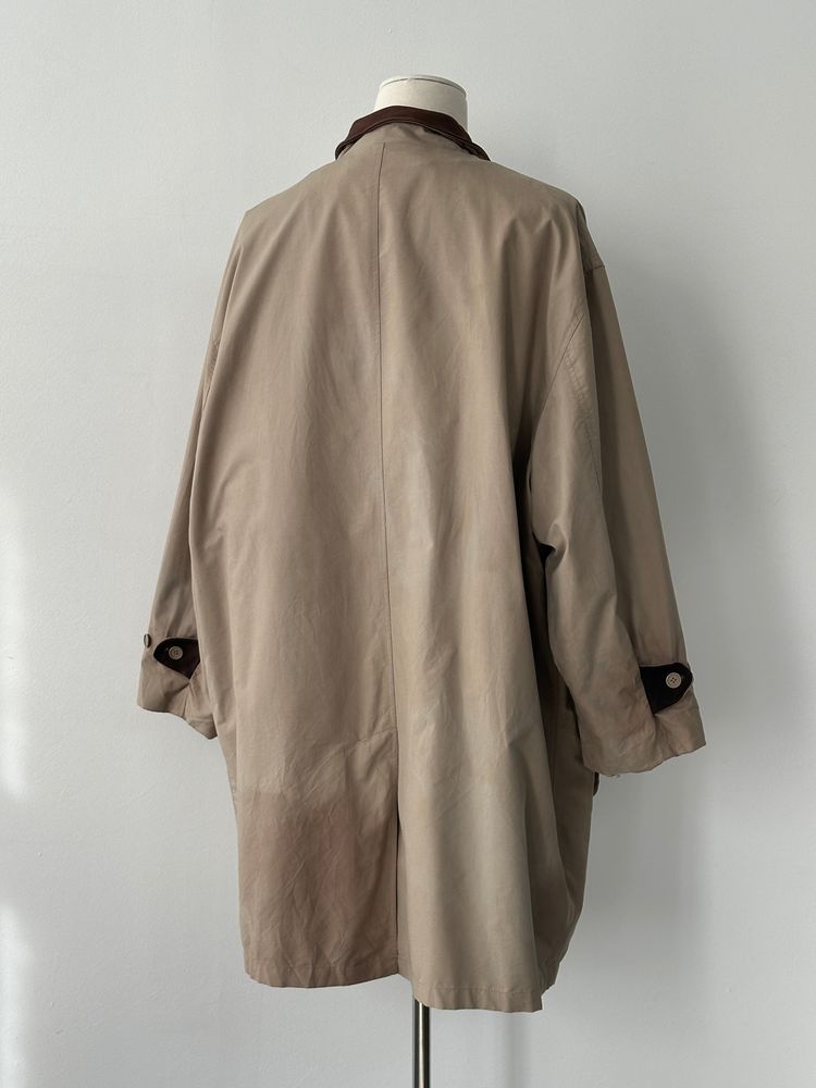 Christian Dior Monsieur 1990s Leather Collar Trench - XXL image 10