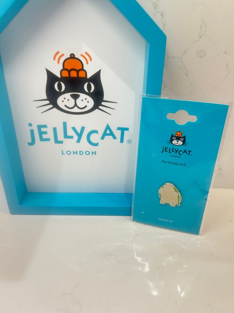 Jellycat Purrks Timmy Turtle Pin Badge