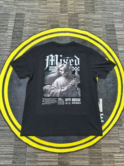 Zero13 Mixed Bakeneko Black T-Shirt, New, All sizes