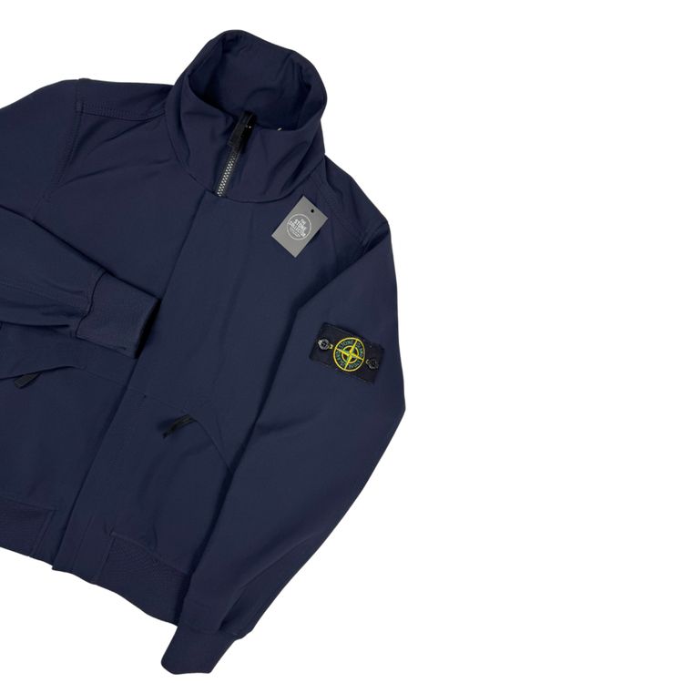 Chaqueta Stone Island Light Soft Shell-R azul marino - talla S imagen 5