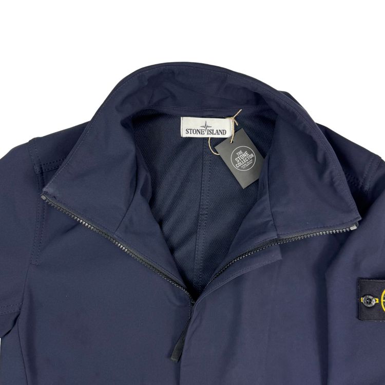 Chaqueta Stone Island Light Soft Shell-R azul marino - talla S imagen 7