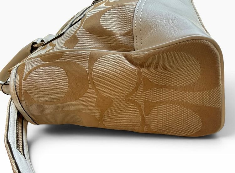 Coach Signature Jacquard Tassel Tote Bag 24204 image 8