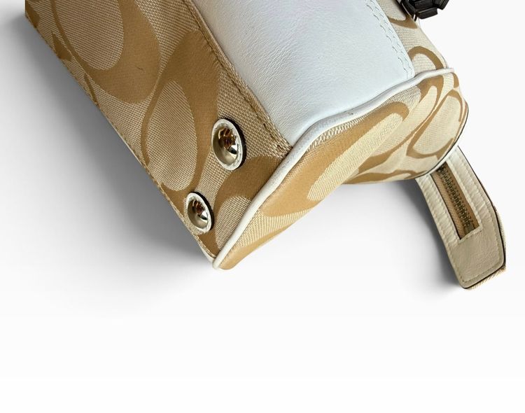 Coach Signature Jacquard Tassel Tote Bag 24204 image 14