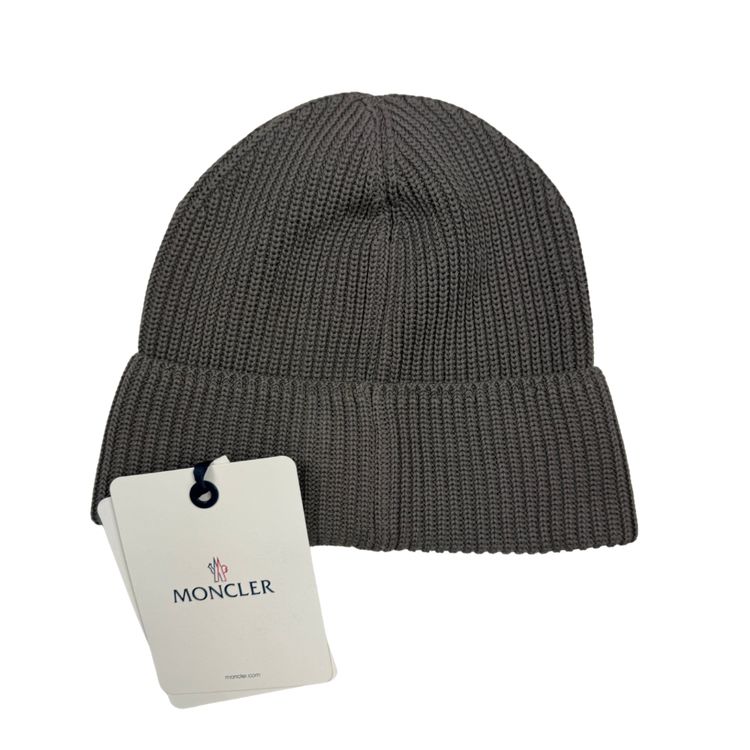 Gorro Moncler Gris oscuro - talla UNI obraz 2