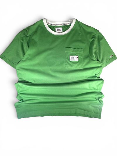 Tommy Jeans Green Single Pocket Tee (L)
