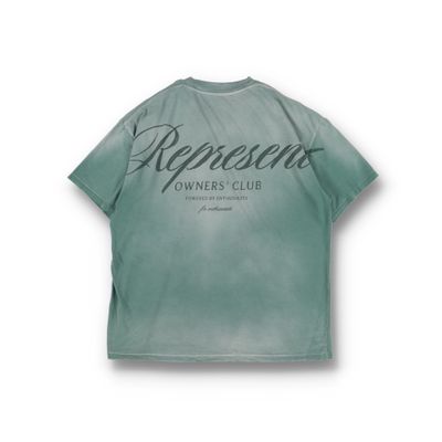 Represent Green script T-Shirt, S, M, L