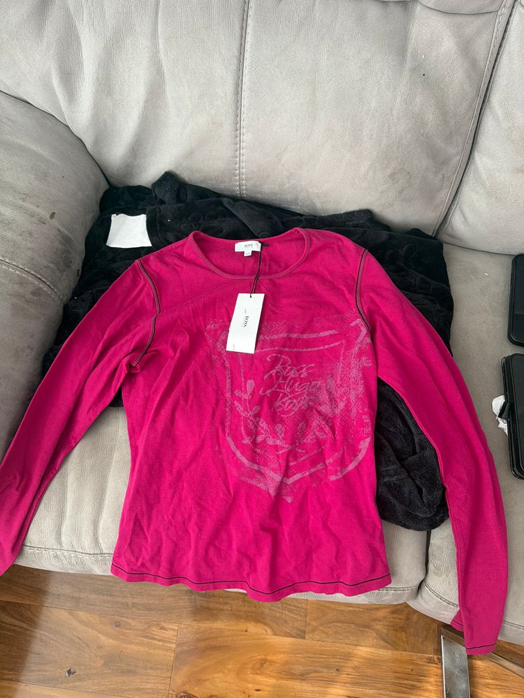 BOSS Pink Long Sleeve Shirt product image