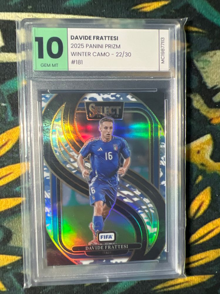 2025 Panini Prizm Winter Camo Soccer Card