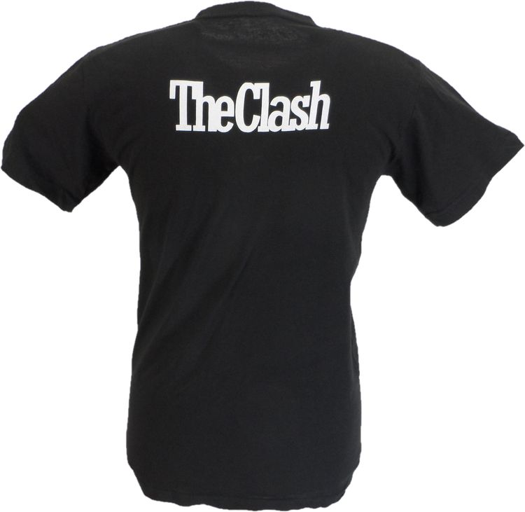 Mens Black Official The Clash Should I Stay or Should I Go T Shirt image 3