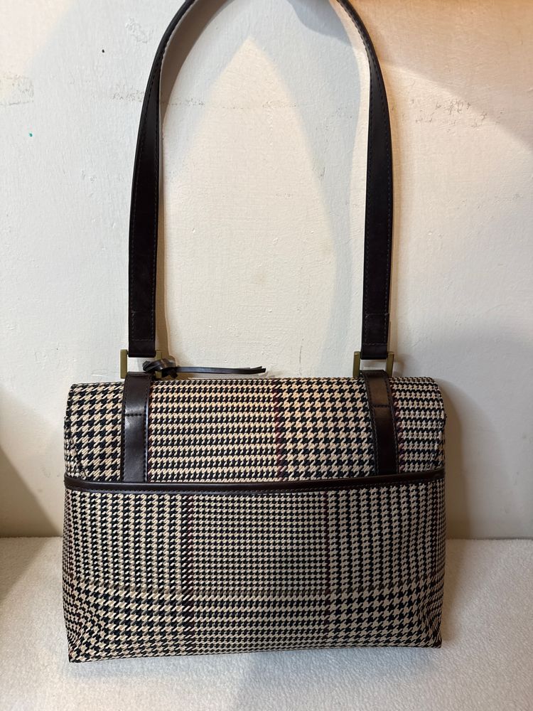 Ralph Lauren Houndstooth Shoulder Bag image 2