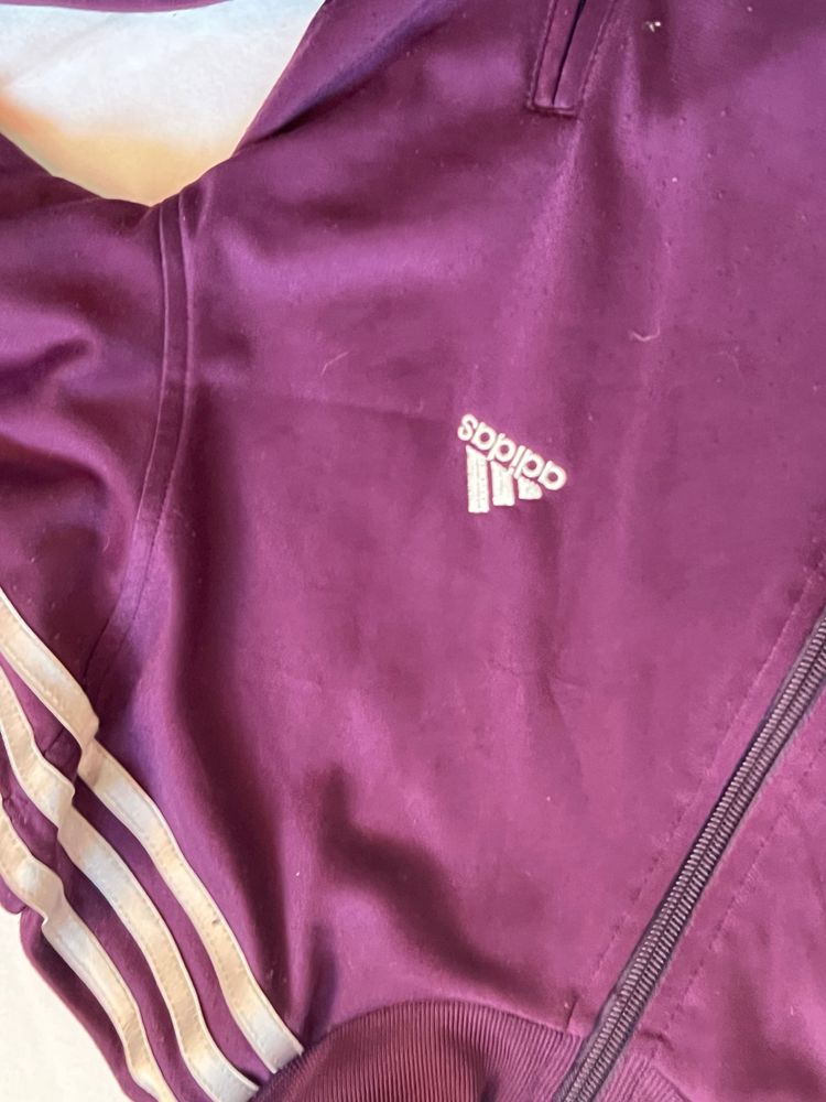 Adidas purple zip-up jacket 2