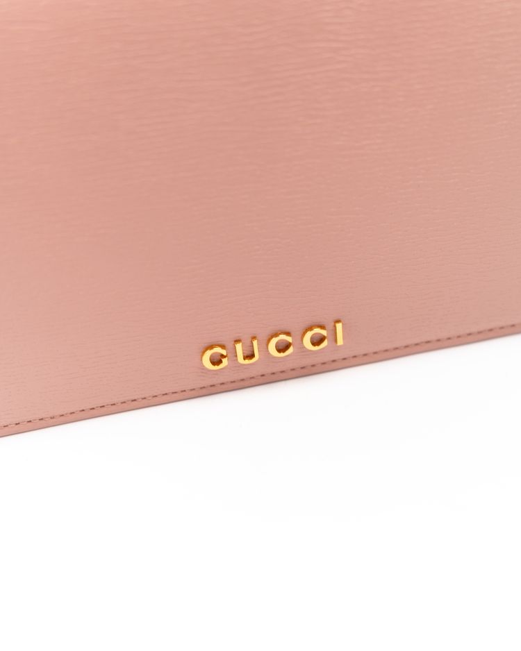 Gucci Borsa Script Wallet on Chain Pelle Rosa — Pre-owned Autentica obraz 8
