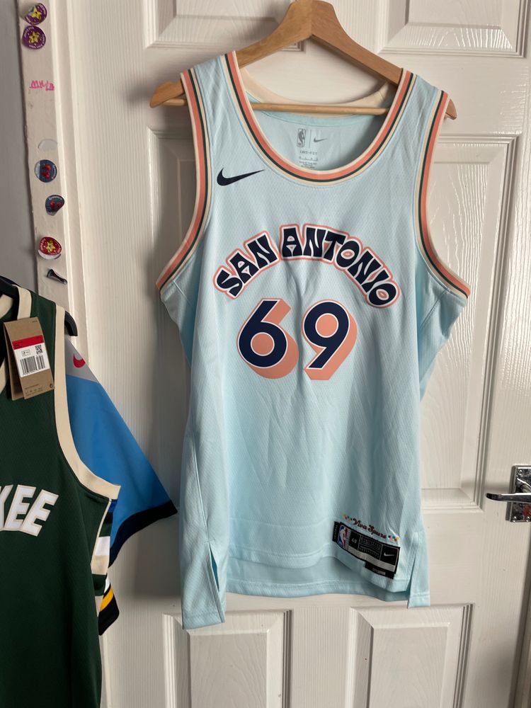 Nike San Antonio Spurs Klemme 69 Basketball Jersey