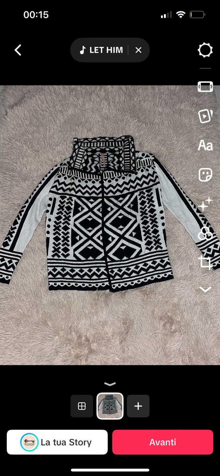 Other Black And White Patterned Jacket product image