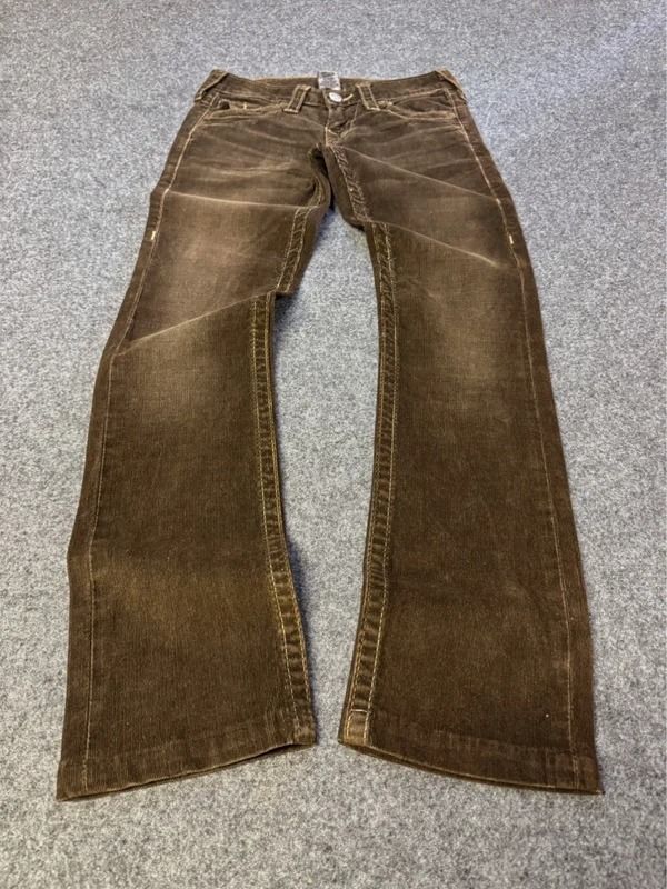 True Religion Brown Corduroy Jeans 3