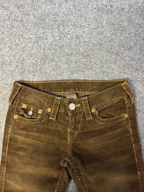 True Religion Brown Corduroy Jeans 5