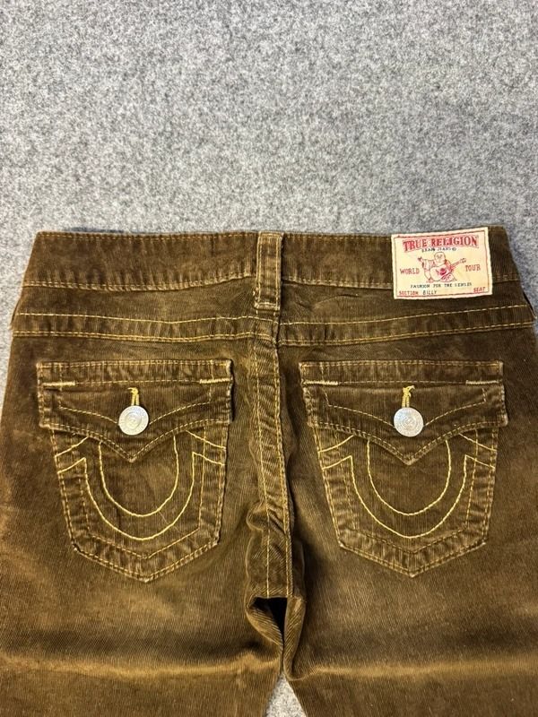 True Religion Brown Corduroy Jeans 2