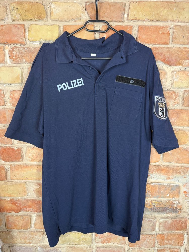 Navy Blue Polizei Polo Shirt