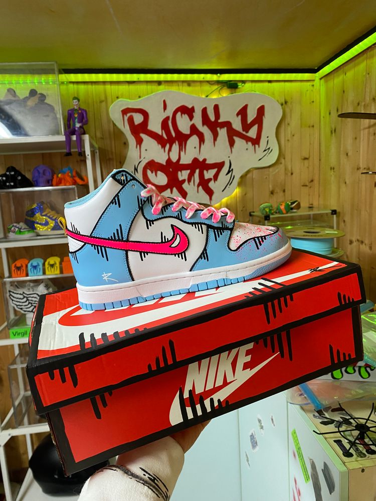 Nike Dunk High Custom