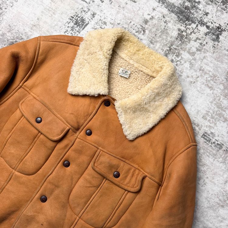 Vintage CP Company Shearling Jacket (L) imagen 5