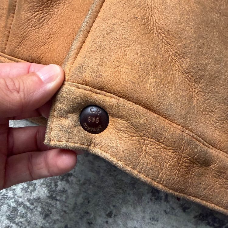 Vintage CP Company Shearling Jacket (L) imagen 10