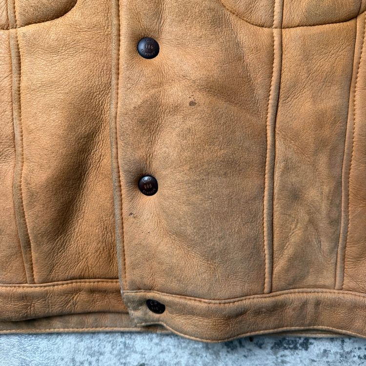 Vintage CP Company Shearling Jacket (L) imagen 12