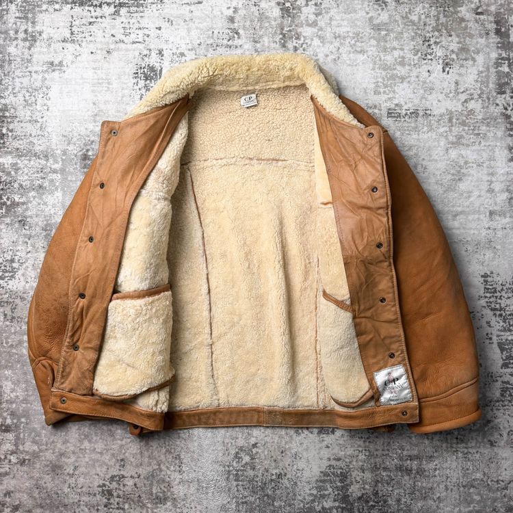 Vintage CP Company Shearling Jacket (L) imagen 9