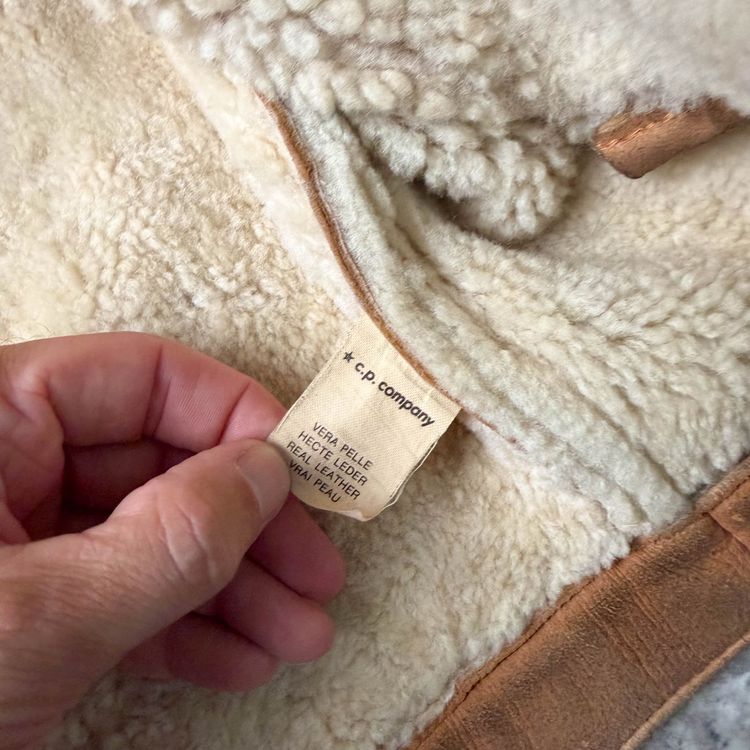 Vintage CP Company Shearling Jacket (L) imagen 6