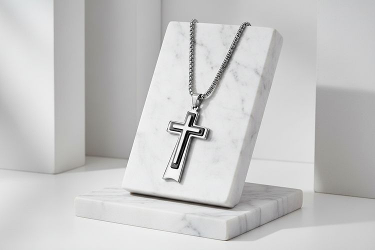 Collana CROSS LAYER | Eldra Milano 6