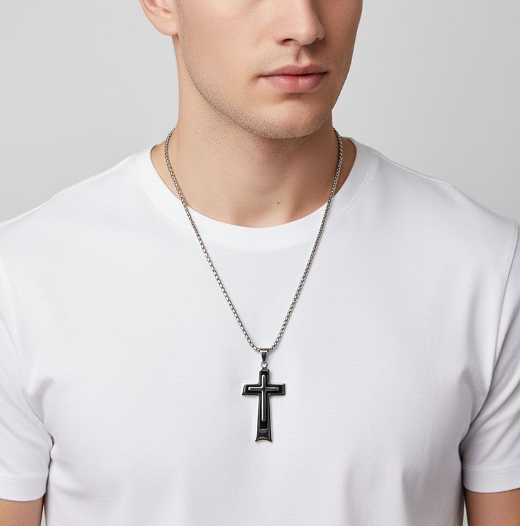 Collana CROSS LAYER | Eldra Milano 5